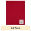 (24 pack) Hello Hobby Red Felt Sheet, 9" x 12"