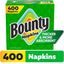 Bounty Everyday Disposable Paper Napkins, White, 400 Count Napkins