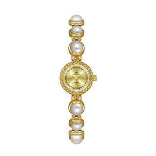 Buy champagne-gold-surface BS New Light Luxury Pearl Bracelet Women&#39;s Watch