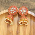 Ethnic Style Earrings Bohemian Indian Style Rice Bead Bell Earrings