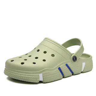 Buy light-green Men Sandals Summer Hole Shoes Beach Slippers