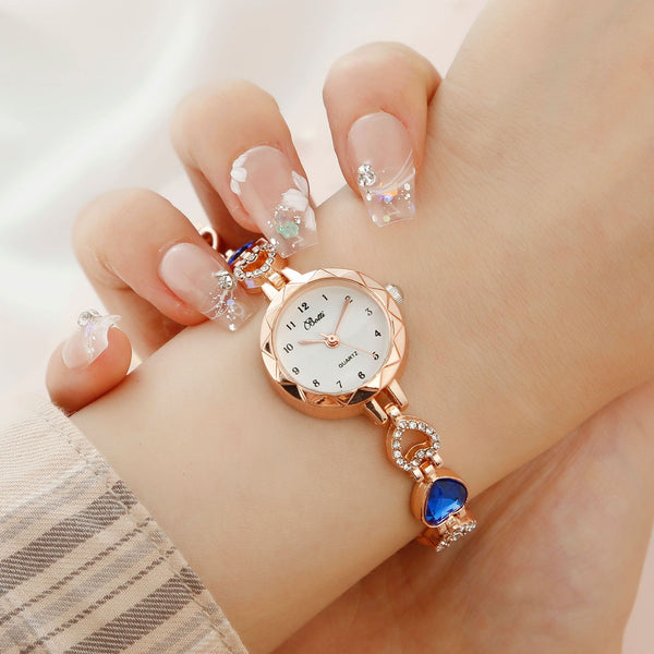 Women's Simple Disc Light Luxury Quartz Bracelet Jewelry Watch