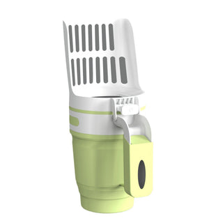 Buy green Widen Cat Litter Shovel Scoop With Refill Bags Large Cat Litter Box Self Cleaning Cat Waste Bin System
