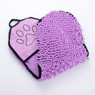 Buy purple Dogs Cats Towels Super Absorbent Dog Bathrobe Microfiber Bath Towels Quick-Drying Cat Bath Towel For Pets Towel Dog Towels Pet Products