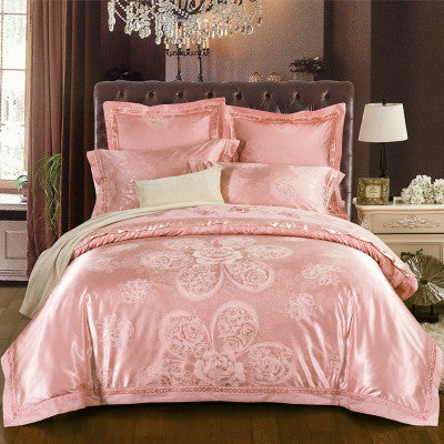 Four-piece Bed Full Cotton 1.5m1.8m Linen And Duvet Cover