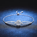 S925 Sterling Silver Female Moissanite Bracelet