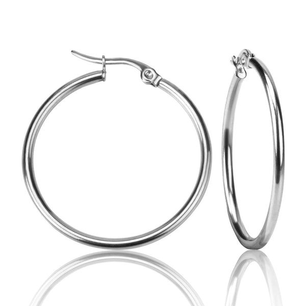 Large Circle Non-fading Foreign Trade Stainless Steel Jewelry Earrings