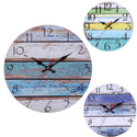 Retro Pastoral Style Wall Clock Home Living Room Decoration Wall Clock Bar Decoration Clock