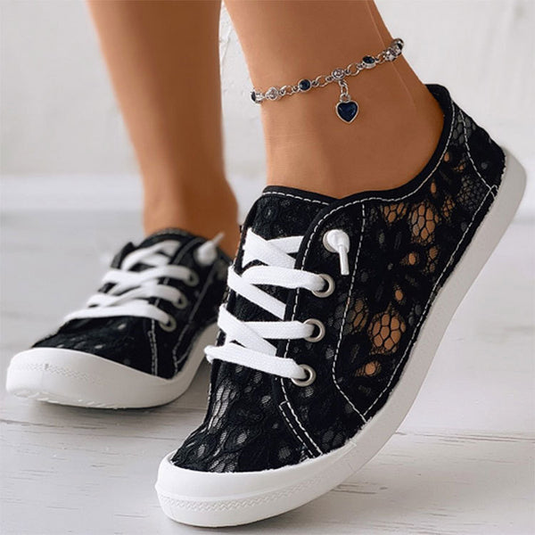 Women Lace Flat Casual Shoes