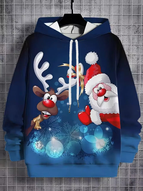 Fashion Christmas Men's Hoodie Casual Cool