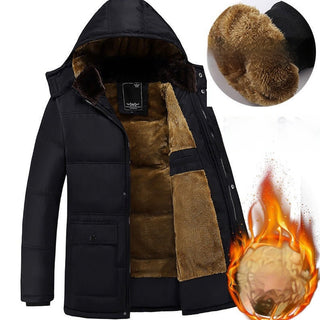 Buy add-velvet Middle-aged And Elderly Men&#39;s Cotton-padded Jacket