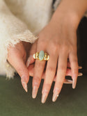 Women's Simple And Versatile Tianhe Stone Fashion Ring