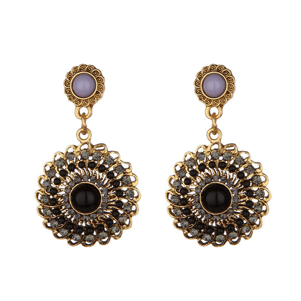 Bohemian Ethnic Style Stud Earrings Sunflower