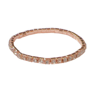 Buy rose-gold Women&#39;s Full Diamond Single Row All-match Bracelet