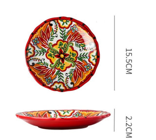 Buy g1 Underglaze Ceramic Tableware Bohemian Household Dishes