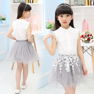 New Hot-selling Girls Fashion Lace Beaded Dress