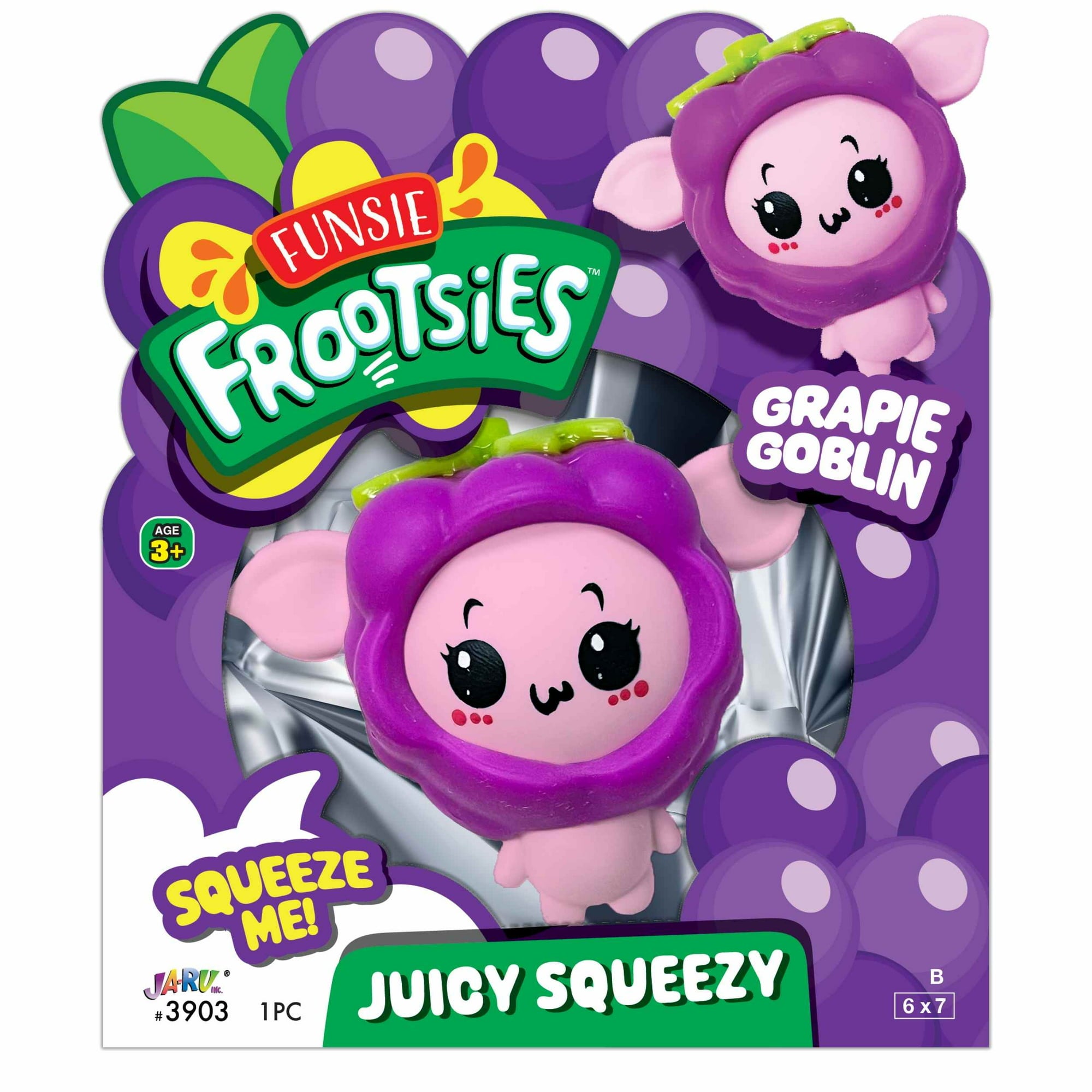 Ja-Ru Funsie Frootsies Juicy Squeezy-Styles Vary-1 Piece all ages novelty toy