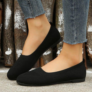 Buy black Women&#39;s Loafers Casual Slip On Mesh Flats Shoes