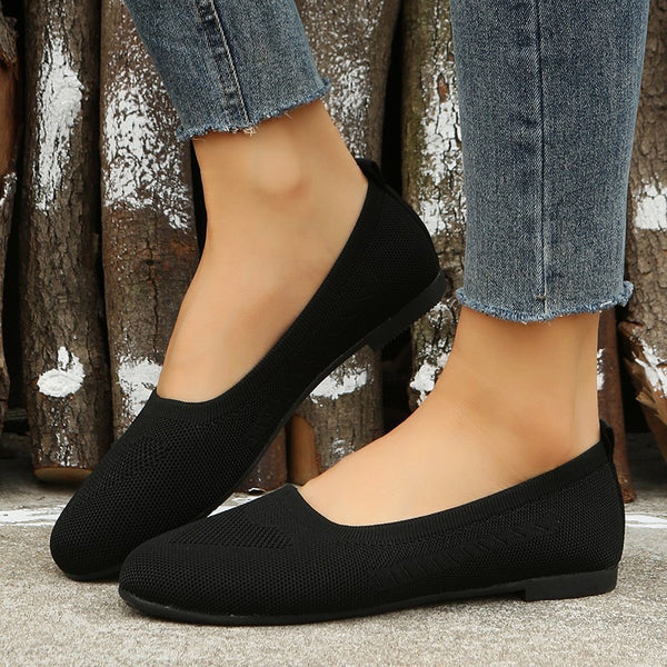 Women's Loafers Casual Slip On Mesh Flats Shoes