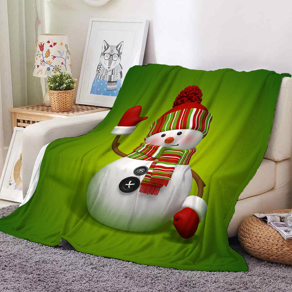 Flannel Blanket Super Soft Warm Sleeping Blanket Gift Printing Blanket