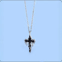 Lava Cross Pendant Cold Women's Necklace