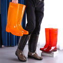 Men's Knee-high Rain Boots Non-woven Jelly Non-slip Wear-resistant