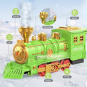 Classical Train Track Electric Lamplight Music Track Train Toy Suit