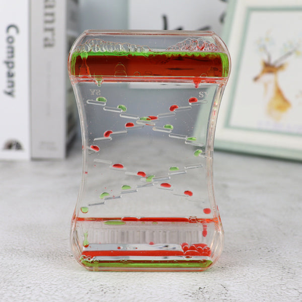 Creative Cruise Fluid Liquid Hourglass Quicksand Timer 2024 Ins Living Room Office Ornaments Desk Table Decorations Home Decor