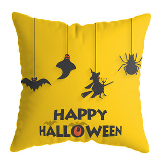 Buy a25 Linen Skull Halloween Pillow Cover