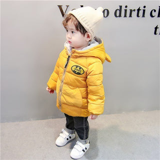 Buy yellow Baby boy baby padded jacket western style