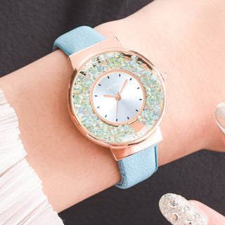 Buy light-blue New Brand Magnetic Women Watch