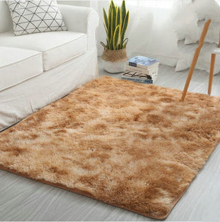 Buy khaki Nordic tie-dye gradient carpet