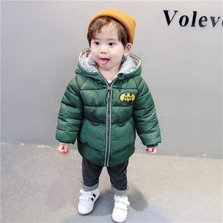 Buy green Baby boy baby padded jacket western style