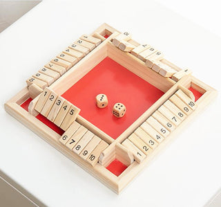 Buy red Ultimate Shut The Box Board Game