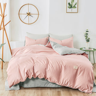 Buy light-pink-grey Home Textile Bedding set