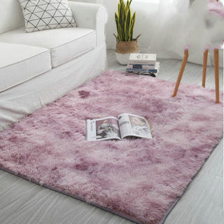 Buy pink-purple Nordic tie-dye gradient carpet