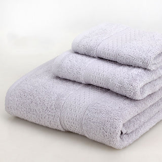 Buy light-grey Set of 3 Hotel Home Towel