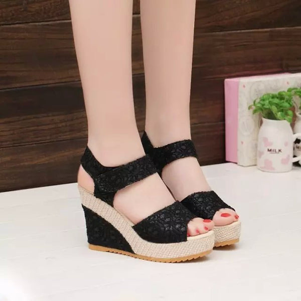 Flat Bottom High Heel Sandals