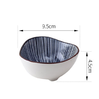 Buy triangle Small dishes, household flavor dishes, ceramics