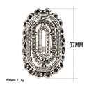 Retro Exaggerated Style Hollow Decorative Index Finger Ring