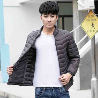 Buy grey-headless Lightweight Down Jacket Short Men