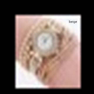 Buy beige Fashion Ladies Twist Braided Quartz Watch