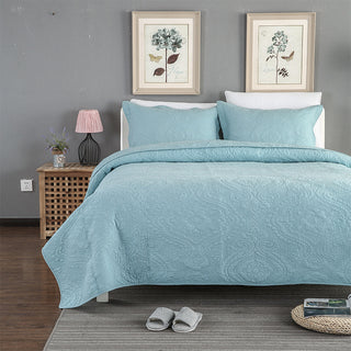 Buy blue Three-piece bed