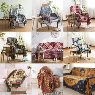 Anti-slip fabric sofa cushion sofa blanket