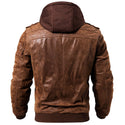 Men's Slim Fit Winter and Autumn Fashion Leather Jacket