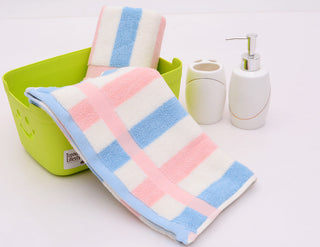 Buy blue Plain sports thickened 32-strand towel