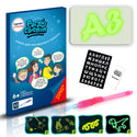 Educational Toy Drawing Pad 3D Magic 8 Light Effects Puzzle Board Sketchpad