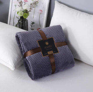 Buy lilac-purple Beibeirong mesh pineapple sofa leisure blanket