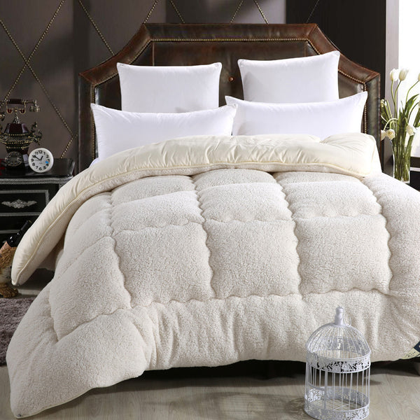 Australian lamb wool winter quilt thickened warm quilt