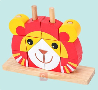 Buy lion Wooden Building Blocks